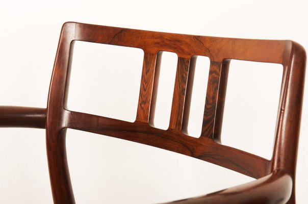 Danish Armchair in Hardwood by Niels Otto Møller-AX-1336776