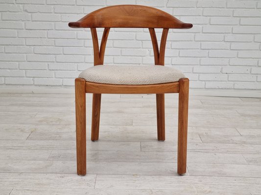 Danish Armchair in Teak & Wool, 1960s-TMW-1262384