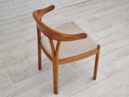 Danish Armchair in Teak & Wool, 1960s-TMW-1262384