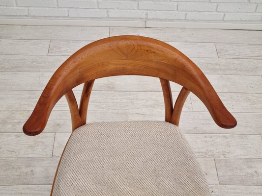 Danish Armchair in Teak & Wool, 1960s-TMW-1262384