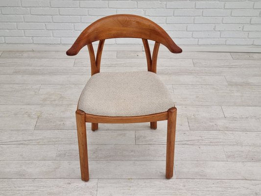 Danish Armchair in Teak & Wool, 1960s-TMW-1262384