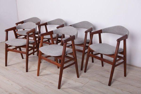 Danish Armchairs, 1960s, Set of 6-NIT-890483