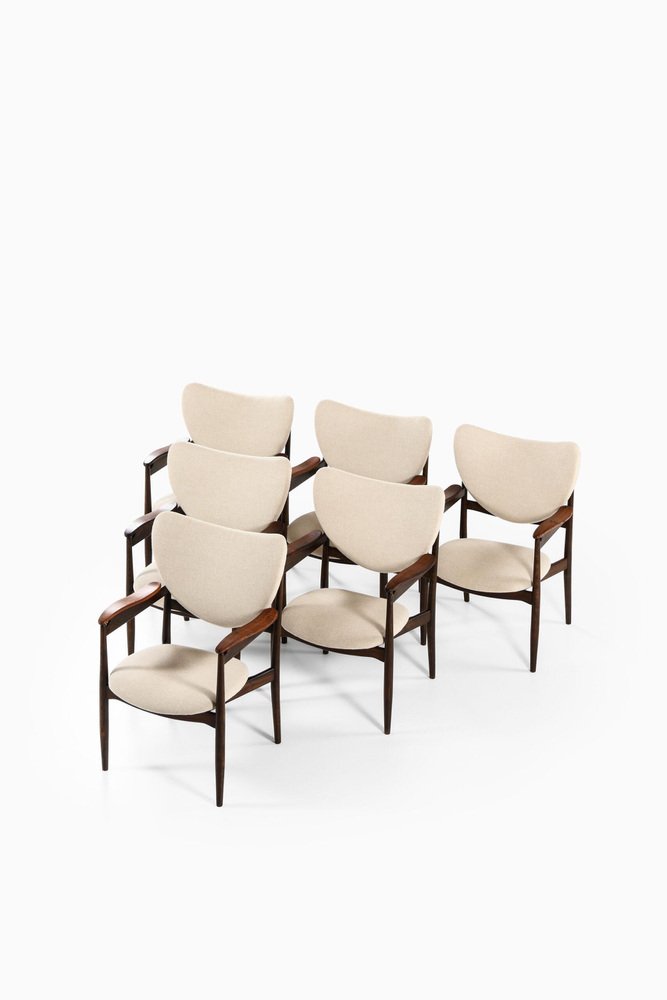 Danish Armchairs by Finn Juhl from Søren Willadsen Møbelfabrik, Set of 6