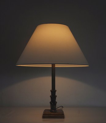 Danish Art Deco Brass Table Lamp, 1930s-HPQ-1445089