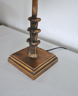 Danish Art Deco Brass Table Lamp, 1930s-HPQ-1445089