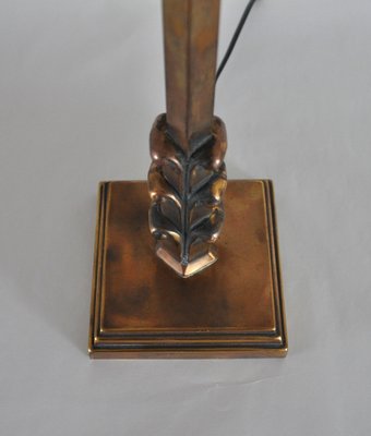 Danish Art Deco Brass Table Lamp, 1930s-HPQ-1445089