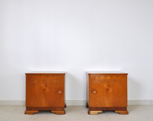 Danish Art Deco Nightstands or Cabinets, 1930s, Set of 2-HPQ-1177251