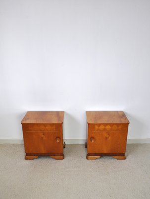 Danish Art Deco Nightstands or Cabinets, 1930s, Set of 2-HPQ-1177251