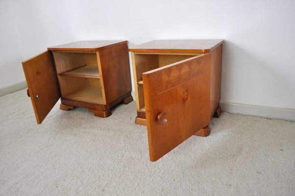 Danish Art Deco Nightstands or Cabinets, 1930s, Set of 2-HPQ-1177251