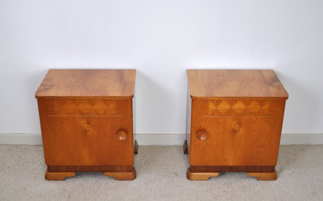 Danish Art Deco Nightstands or Cabinets, 1930s, Set of 2-HPQ-1177251