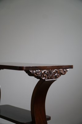 Danish Art Nouveau Side Table / Pedestal in Walnut, Early 20th Century-MXF-1726036