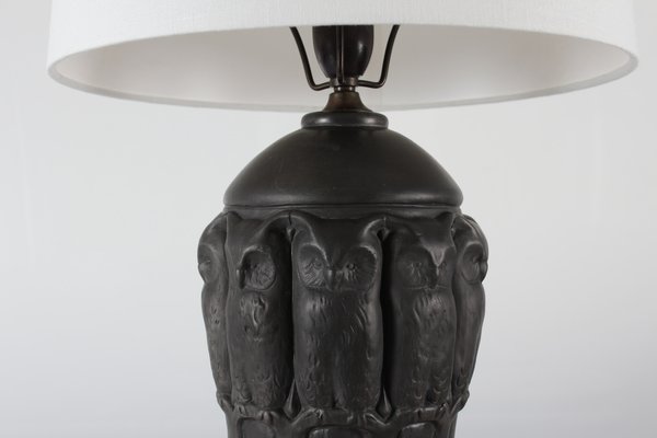 Danish Art Nouveau Table Lamp by L. Hjorth, 1890s-QQ-1725539