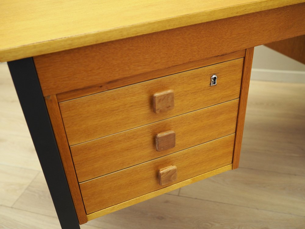 Danish Ash Desk from Domino Møbler, 1970s