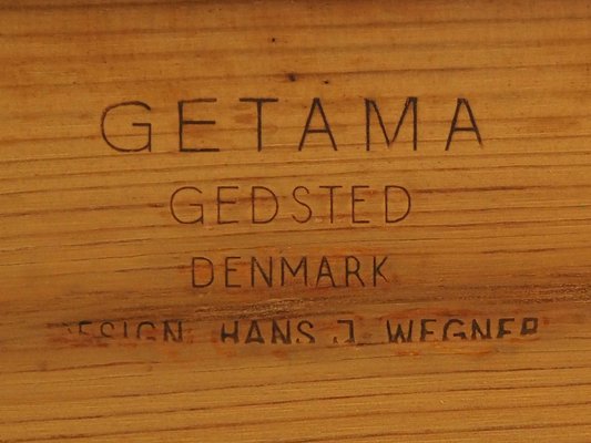 Danish Ash Sofa by Hans J. Wegner for Getama, 1960s-VND-1791614