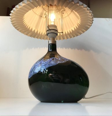 Danish Asymmetrical Table Lamp by Michael Bang for Holmegaard, 1970s-LCR-715118