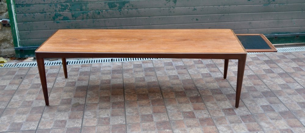 Danish Auxiliary Table with Removable Tray, 1960s