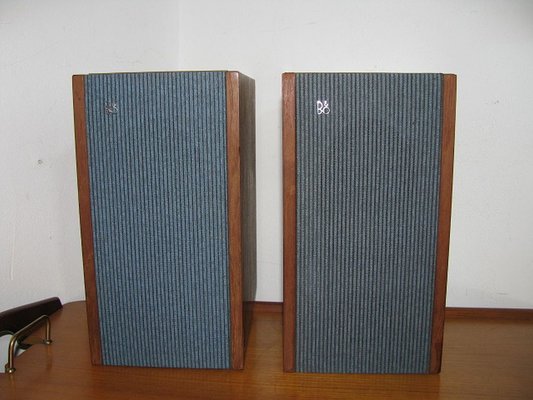 Danish B Modell Speakers from Bang & Olufsen, 1960s, Set of 2-SZW-1228777