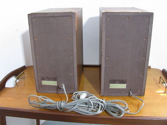 Danish B Modell Speakers from Bang & Olufsen, 1960s, Set of 2-SZW-1228777