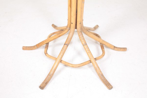 Danish Bamboo Coat Stand, 1950s-FK-875495