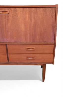 Danish Bar Cabinet in Teak with Slanted Fron, 1960s-BPJ-2024677