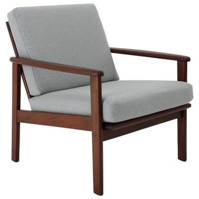 Danish Beech Armchair, 1960s-TZ-838898