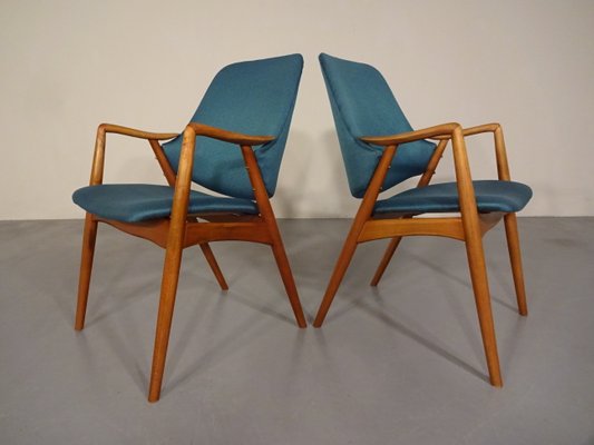 Danish Beech Armchairs, 1960s, Set of 2-RDW-618174