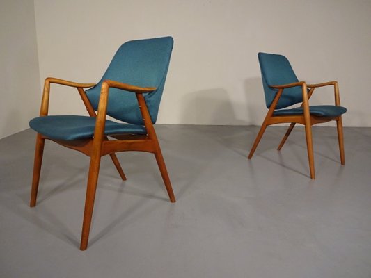 Danish Beech Armchairs, 1960s, Set of 2-RDW-618174