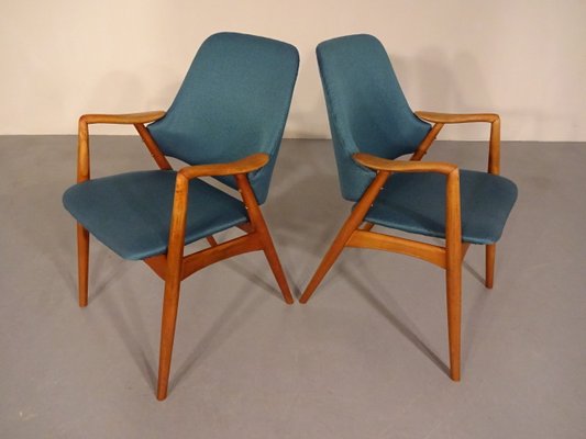 Danish Beech Armchairs, 1960s, Set of 2-RDW-618174