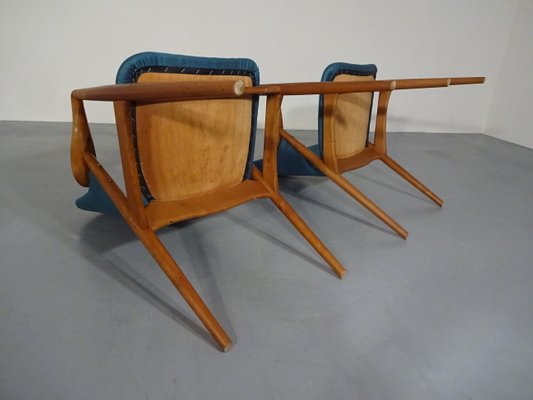 Danish Beech Armchairs, 1960s, Set of 2-RDW-618174