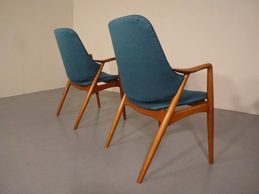 Danish Beech Armchairs, 1960s, Set of 2-RDW-618174