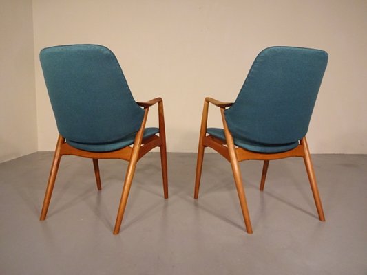 Danish Beech Armchairs, 1960s, Set of 2-RDW-618174