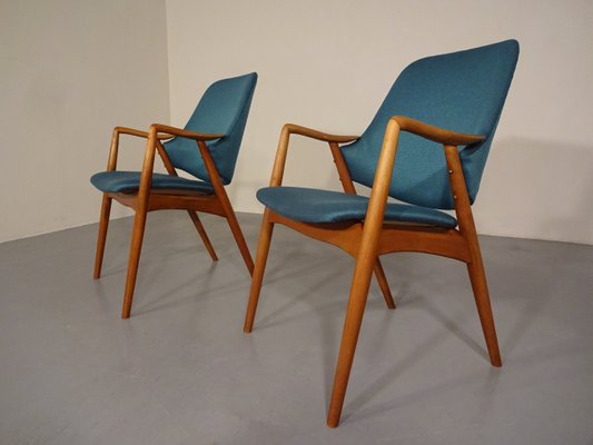 Danish Beech Armchairs, 1960s, Set of 2-RDW-618174