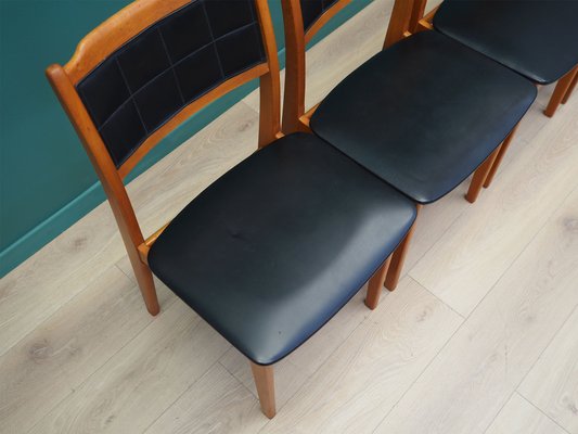 Danish Beech Chairs, Denmark, 1970s, Set of 4-VND-2018245