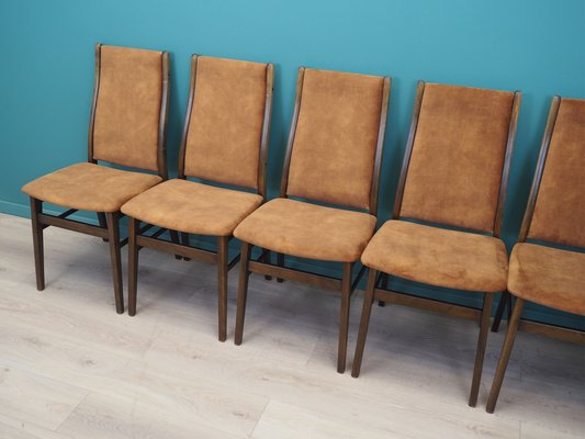 Danish Beech Dining Chairs, 1960s, Set of 6-VND-1784184