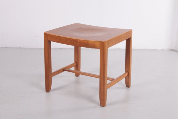 Danish Beech Side Table or Stool, 1960s-EZZ-935688