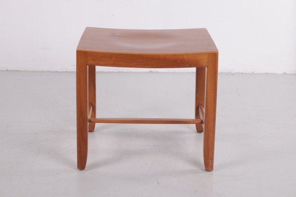 Danish Beech Side Table or Stool, 1960s-EZZ-935688