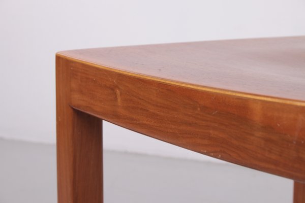 Danish Beech Side Table or Stool, 1960s-EZZ-935688