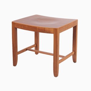 Danish Beech Side Table or Stool, 1960s-EZZ-935688