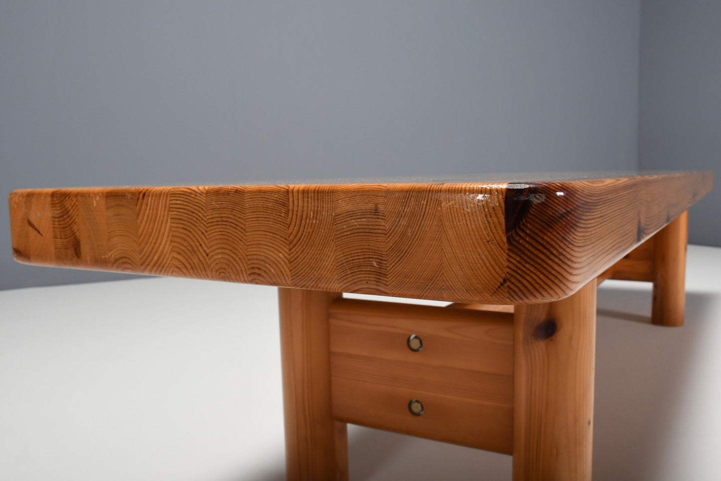 Danish Bench in Pine Wood by Rainer Daumiller for Hirtshals Sawmill