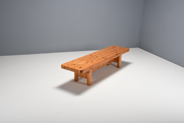 Danish Bench in Pine Wood by Rainer Daumiller for Hirtshals Sawmill-QT-1294530