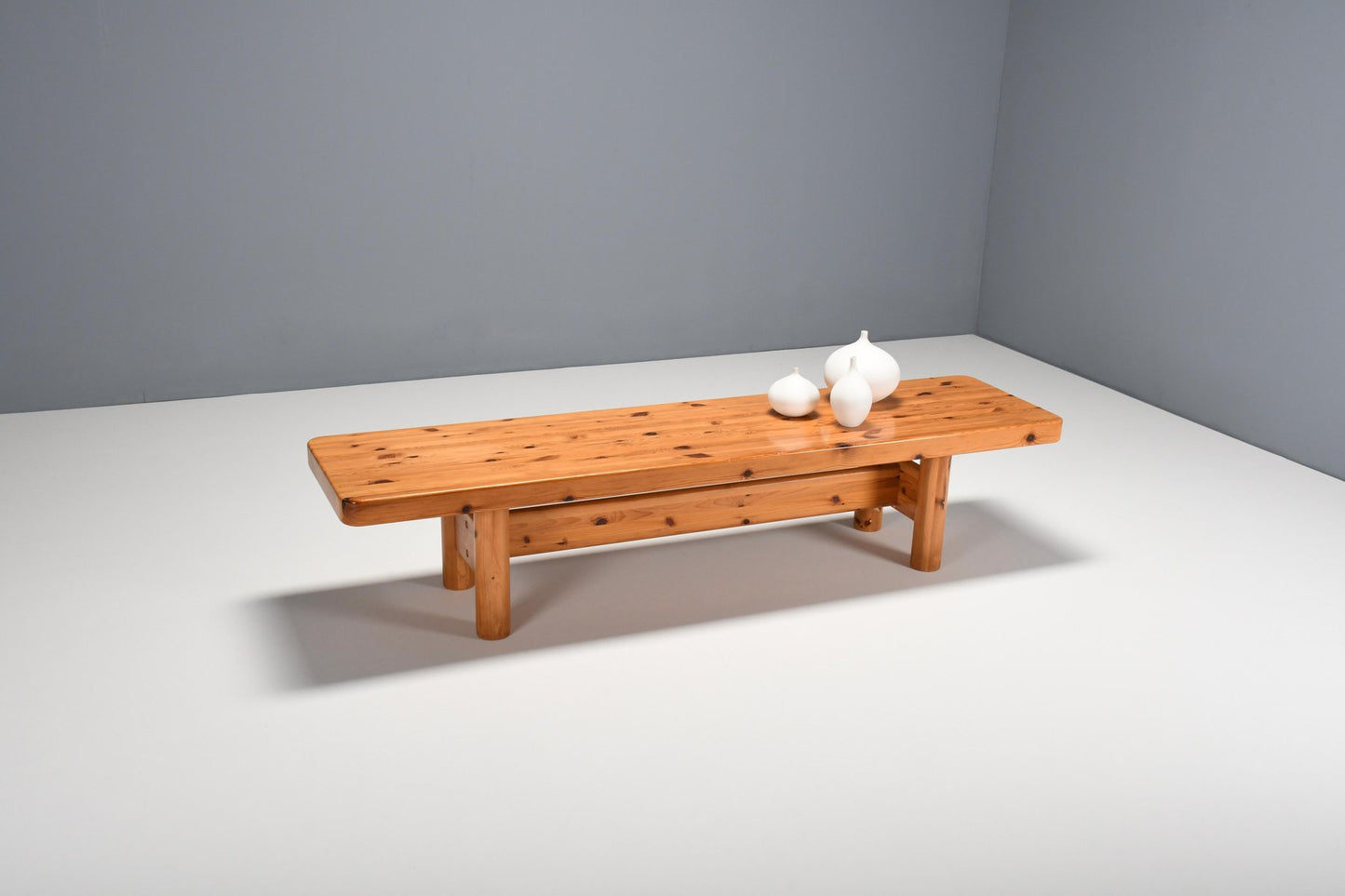 Danish Bench in Pine Wood by Rainer Daumiller for Hirtshals Sawmill