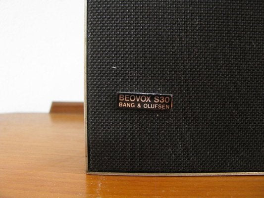 Danish Beovox S30 Speakers from Bang & Olufsen, 1970s, Set of 2-SZW-1228776