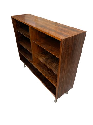 Danish Bookcase in Rosewood with Chrome Legs, 1980s-FSD-1421522