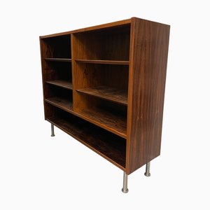 Danish Bookcase in Rosewood with Chrome Legs, 1980s-FSD-1421522