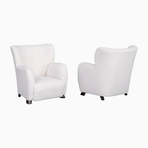 Danish Bouclé Armchairs, 1950s, Set of 2-JRP-1405348