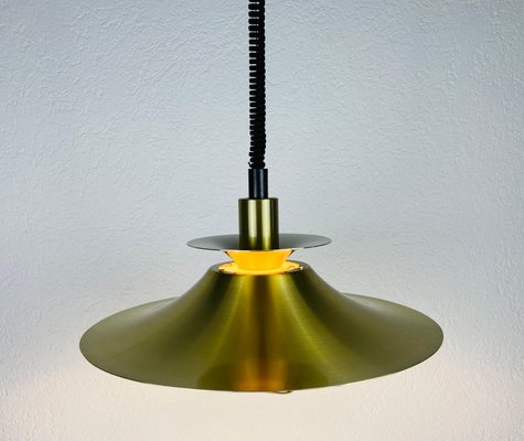 Danish Brass and Metal Pendant Lamp, 1960s-PUK-931378