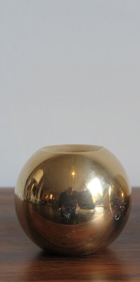 Danish Brass Candleholder, 1950s-CC-559775