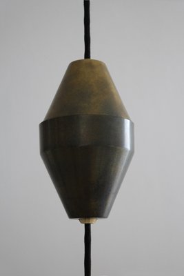 Danish Brass Hanging Lamp by Fritz Schlegel for Lyfa, 1960s-FJP-2028920