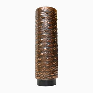 Danish Brutalist Copper Vase, 1970s-LCR-1377250