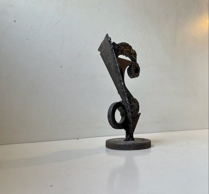 Danish Brutalist Scrap Iron Sculpture in the Style of Robert Jacobsen, 1970s-LCR-1261694